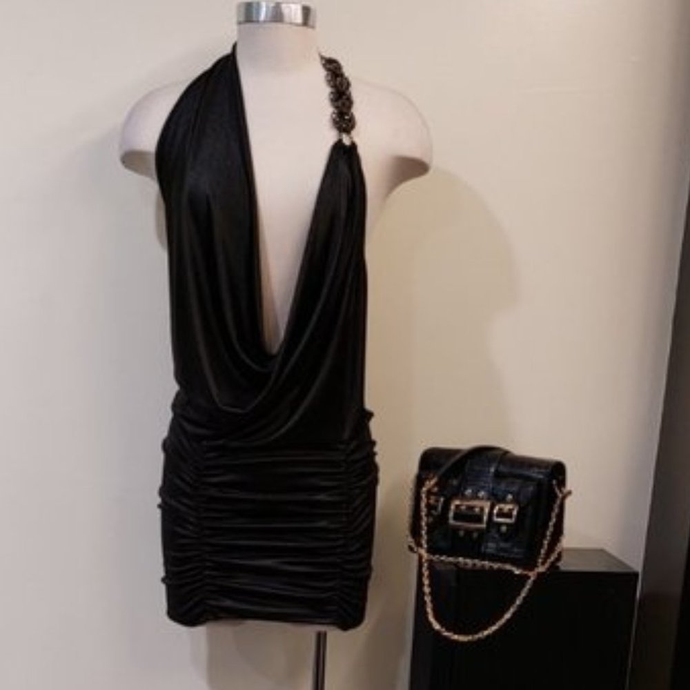 Elegant Black Mini Dress